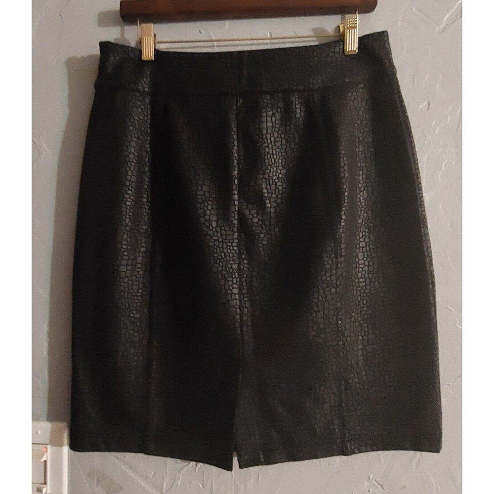 Chico's Skirts Women's Size 1 (M) ,Black Polyester,Skirts Pencil,15.5 Inch Waist - Picture 6 of 7